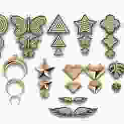 Necklace or earring pendant collection