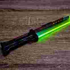 Neon Cyberpunk Knife