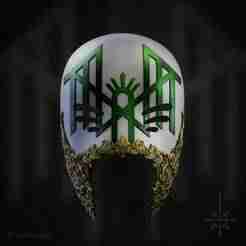 New Sleep Token Vessel mask, Green Vessel, Emergence