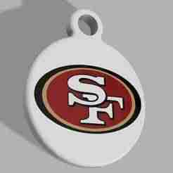 NFL - San Francisco 49ers Keyring