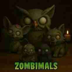 🦇 Night Terrors Bundle - Zombimals Collection 🌙👻