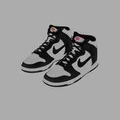 Nike shoes High Sneaker 3D Model