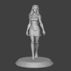 Nina Fortner Miniature Model 3D printable Resin Figure Monster Series