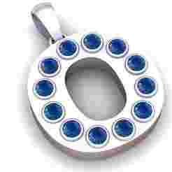 O ALPHABETS GLD PENDANT  3d printable model