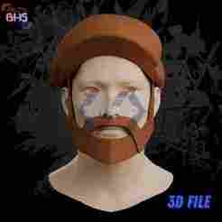 Obi wan Clone Wars Hair 3D STL File