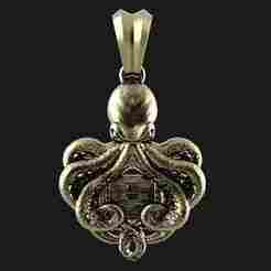 octopus and chest pendant