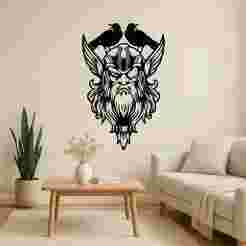 Odin Crows - Wall Art Multicolor