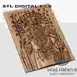 Odin with Spear – Viking Norse Relief – 3D STL Model