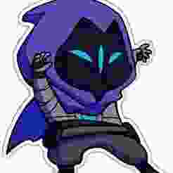 Omen Valorant Keychain key chain