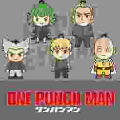 One Punch Man keychain pack (5 keychains)