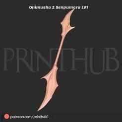 Onimusha 2 – Senpumaru LV1 Sword (Life-Size Cosplay Prop STL)