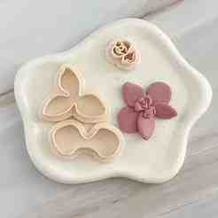 Orchid Polymer Clay Cutter