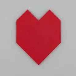 Origami Valentine's Day Heart