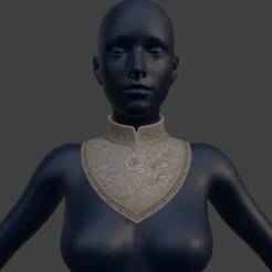 Ornate Etched Collar
