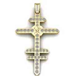 Orthodox Cross Pendant – 3D Printable Jewelry Model