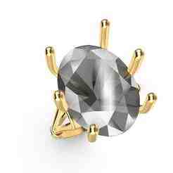 Oval High Arc Shank Ring