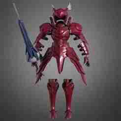 Overlord Shalltear Bloodfallen Full Armor and Sruit Lance for Cosplay