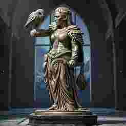 Owlbound Guardians – Free Twin Warrior Statues