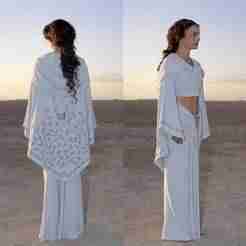 Padme amidala tatooine homestead gown hair piece