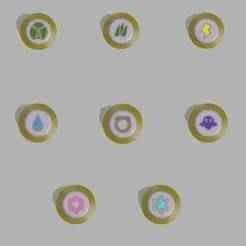 Paldea Badges || Paldea Medals