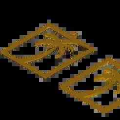 Palm Tree Pendant Jewelry Art Digital File