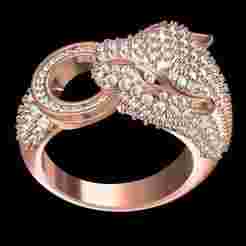 Panther Head Hip Hop Ring