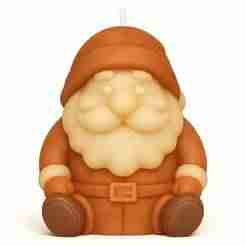 PAPA NOEL - SANTA CLAUS - CANDLE / CANDLE