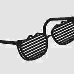 Party Eyeglasses frame unique designed serial number 2 by Alexandra Gubacsi