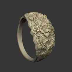 Pattern ring design vintage medieval