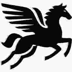pegasus galloping through clouds 1 - 2D/3D Wall Art STL+SVG For CNC Router, Plasma, Waterjet, Laser & 3D Printer