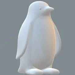 Penguin STL – Cute Penguin Figurine 3D Model | Animal Sculpture & Toy