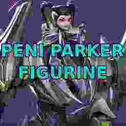 Peni Parker GIrl, Ven#m Venom costume Marvel Rivals Clothed Custom Figurine