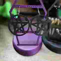 Pentagram Earrings