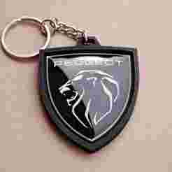 Peugeot new logo keyring