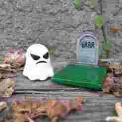 Phantoms on Display - Cute Ghost - GRRR - Perfect for Halloween and Parties