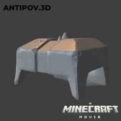 Piglins Helmet  Minecraft movie for 3D print