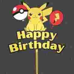 Pikachu Cake topper