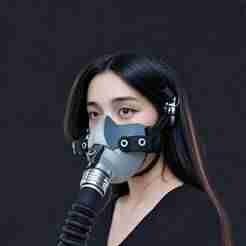 Pilot mask Mbu -12 Wearble for cosplay 1:1 scale