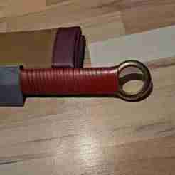 Pinz Ashitaka cosplay sword and scabbard from Princess Mononoke