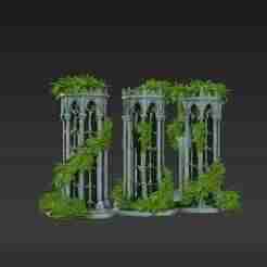 Planter Stake - Gothic Architecture Moss Pole