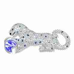Playing Panther Diamond Brooch