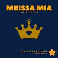 Pocket Royalty – 3D Print File for Crown & Tiara Keychain or Pendant - Crown Keychain - Tiara Pendant - Girl's Fashion - Princess Fashion Accessories