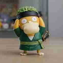 Pokemon Psyduck - Zoro - One piece - 3D print