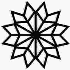 Polygon explosion in the center 2 - 2D/3D Wall Art STL+SVG For CNC Router, Plasma, Waterjet, Laser & 3D Printer