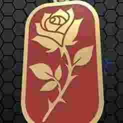 Polygonal Love & Thorns - Dual-Sided Rose & Heart Pendants (STL) Love & Thorns - Polygonal Rose & Heart Pendants (STL)