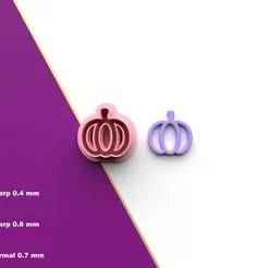 Polymer Clay Cutter Hollow Pumpkin *7 Size *3 Cut Version | Halloween Cutter | STL file for 3D printing
