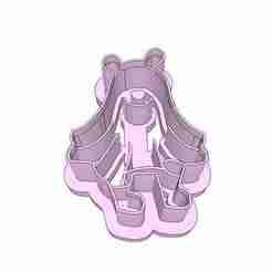 Poo Bear In Ghost Costume Clay Cutter 25, 30, 35mm