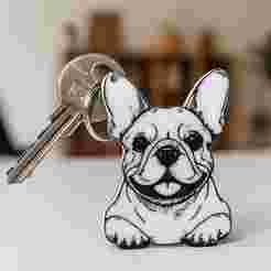 PORTACHIAVI BULLDOG FRANCESE