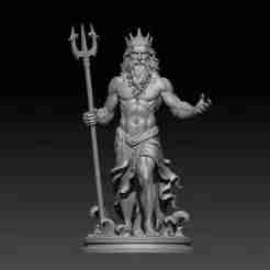 Poseidon Statue