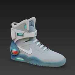 Pot in the shape of Nike Mag - Back to the Future tennis shoes